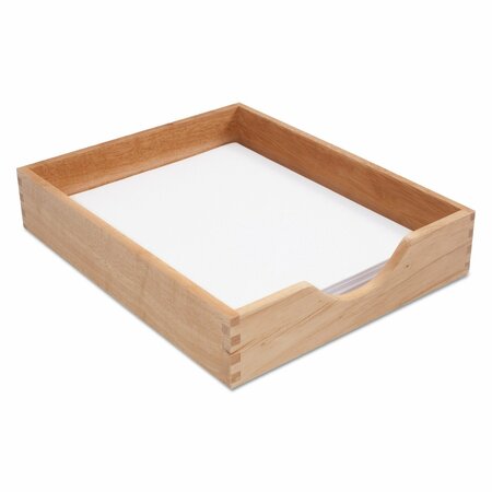 Carver Stackable Desk Tray, 10"x12-1/2x2-1/2, Oak CW07211